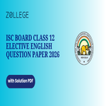 ICSE Board Class 12 Elective English Question Paper 2026 with Solutions