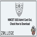 NIMCET 2023 Admit Card Out Check How to Download