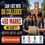 Can I get into DU Colleges with 450 marks in CUET