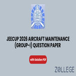 JEECUP 2026 Group I Aircraft Maintenance Question Paper with Solutions PDF