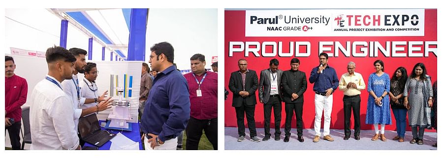 Parul University Hosts TechExpo 2024 that featurs unique projects on a ...