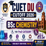 CUET DU cutoff for BSc Chemistry for PwD Category