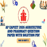 AP EAPCET 2026Â Agriculture and Pharmacy Question Paper May 20Â Shift 2 with Solution PDF