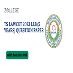 TS LAWCET 2023 5 Years LLB Question Paper with Solutions Pdf