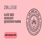 GATE 2023 Geology Question Paper with Solution Pdf