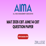 MAT 2026 CBT June 14 Question Paper with Solutions PDF