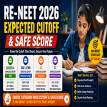 Re NEET 2026 Expected Cutoff and Safe Score