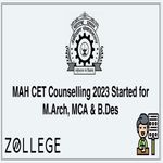 MAH CET Counselling 2023 Started for M Arch MCA B Des