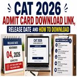 CAT 2026 Admit Card Release Date