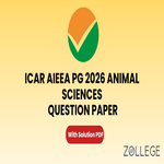 ICAR AIEEA PG 2026 Animal Sciences Question Paper with Solution PDF