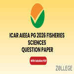 ICAR AIEEA PG 2026 Fisheries Sciences Question Paper with Solution PDF