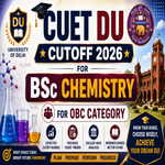CUET DU cutoff for BSc Chemistry for OBC Category
