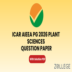 ICAR AIEEA PG 2026 Plant Sciences Question Paper with Solution PDF
