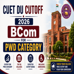 CUET DU Cutoff for BCom for PWD Category