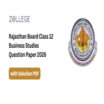 Rajasthan Board Class 12 Business Studies 2026 Question Paper with Solutions