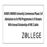 SVKMs NMIMS University Commences Phase 2 of Admissions to its PhD Programmes in 9 Streams With Annual Scholarship of INR 2 Lakhs
