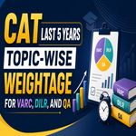 CAT Last 5 Years Topic Wise Weightage for VARC DILR QA