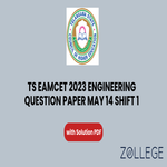 TS EAMCET 2023 Engineering May 14 Shift 1 Question Paper With Solutions PDF