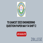 TS EAMCET 2023 Engineering May 14 Shift 2 Question Paper With Solutions PDF