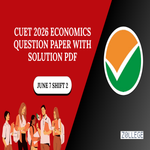 CUET 2026 Economics Question Paper June 7 Shift 2 with Solution PDF