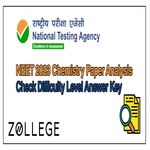 NEET 2023 Chemistry Paper Analysis Check Difficulty Level Answer Key Question Paper PDF