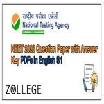NEET 2023 Question Paper with Answer Key PDFs in English S1