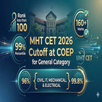 MHT CET 2026 Cutoff at COEP for General Category