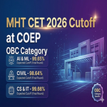 MHT CET 2026 Cutoff at COEP for OBC Category