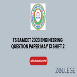 TS EAMCET 2023 Engineering May 13 Shift 2 Question Paper With Solutions PDF
