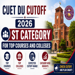 CUET DU Cutoff for ST Category for Top Courses and Colleges