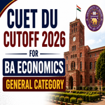 CUET DU Cutoff for BA Economics for General Category