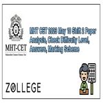 MHT CET 2023 May 10 Shift 2 Paper Analysis Check Difficulty Level Answers Marking Scheme
