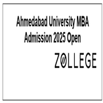 Ahmedabad University MBA Admission 2025 Open