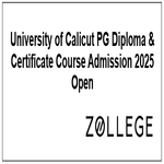 University of Calicut PG Diploma and Certificate Course Admission 2025 Open