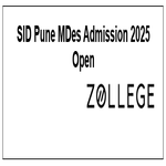 SID Pune MDes Admission 2025 Open