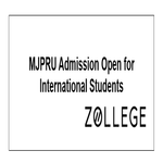 MJPRU Admission Open for International Students