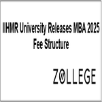 IIHMR University Releases MBA 2025 Fee Structure