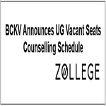 BCKV Announces UG Vacant Seats Counselling Schedule