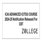 ICAI ADVANCED ICITSS COURSE 2024 25 Notification Released For CBT