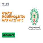 AP EAPCET 2025 Engineering Question Paper with Solution PDF May 23 Shift 2