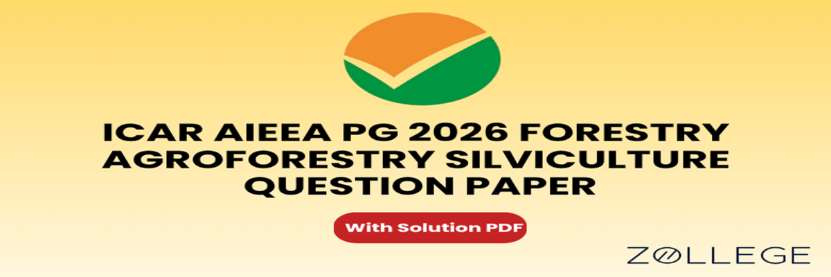 ICAR AIEEA PG 2026 Forestry Agroforestry Silviculture Question Paper with Solution PDF