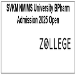 SVKM NMIMS University BPharm Admission 2025 Open
