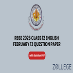 Rajasthan Board 2026 Class 12 English Compulsory Question Paper Memory Based With Solutions