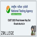 CUET 2023 Final Answer Key Out cuet nta nic in
