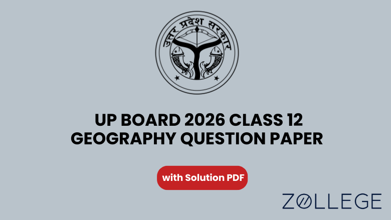 UP Board 2026 Class 12 Geography Question Paper with Solution PDF