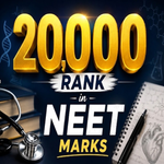 20000 Rank in NEET Marks