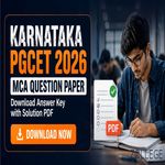 Karnataka PGCET 2026 MCA Question Paper with Solutions