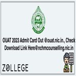 OUAT 2023 Admit Card Out ouat nic in Check Download Link Here