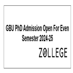 GBU PhD Admission Open For Even Semester 2024 25