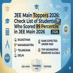 JEE Main Toppers 2026